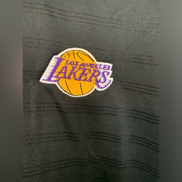 Adidas LA Lakers Polo Shirt 2XL - Picture 2 of 4